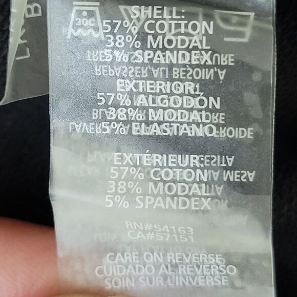 Karl Lagerfeld XS Black White Crochet Neckline Long-sleeved Shirt Blouse 826 - Picture 6 of 9